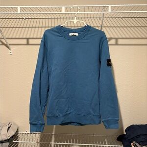 Stone Island Teal Crewneck Sweater